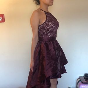 Purple prom dress